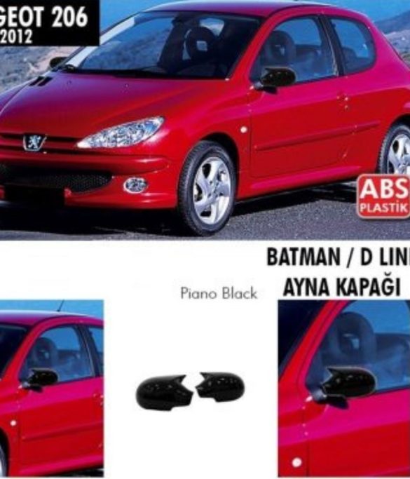 Peugeot 206 Batman Yarasa Ayna Kapağı(1998-2012)