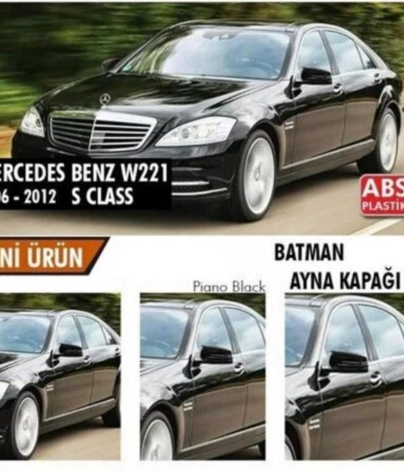 Mercedes Benz S Class W221 Batman Ayna Kapağı (2010-2013)