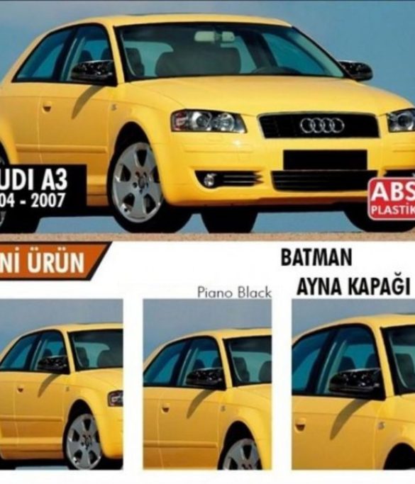 Audi A3 8P Batman Ayna Kapağı (2003-2007)
