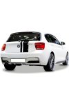 Bmw 1 Serisi F20 2012 - 2015 M Performance Arka Tampon Eki - Difüzör (Plastik)