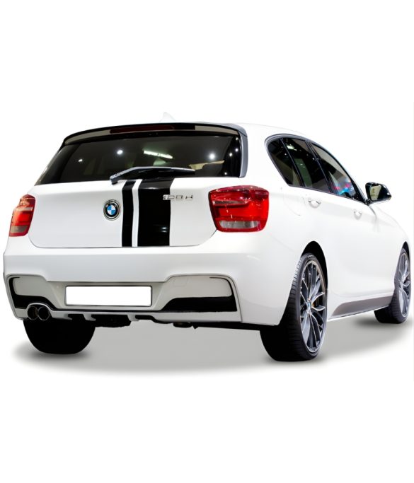 Bmw 1 Serisi F20 2012 - 2015 M Performance Arka Tampon Eki - Difüzör (Plastik)