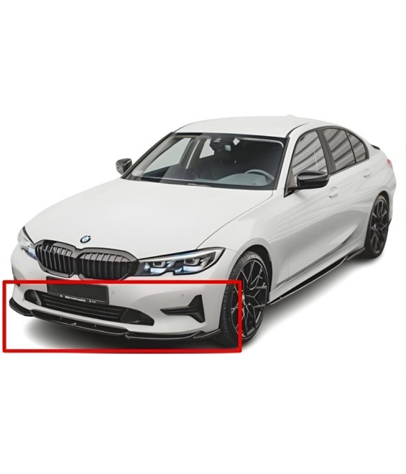 Bmw 3 Series G20 (2019 - 2021) Maxton Style Ön Lip (Plastik)