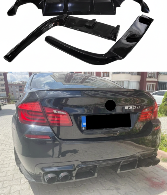 Bmw F10 3 Parça Vorsteiner Difüzör (Plastik)