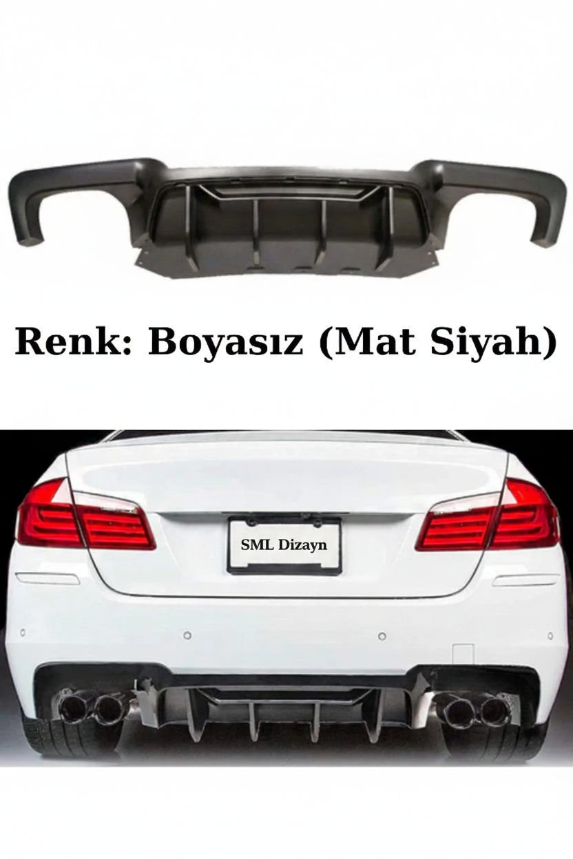Bmw F10 M Tech (2010-2017) M5 Competition Arka Tampon – Difüzör ...