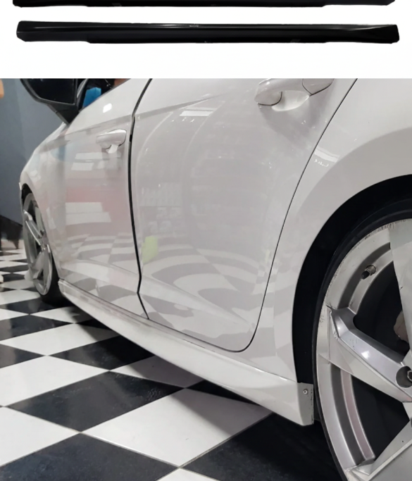Ford Fiesta Aero Yan Marşpiyel (Plastik)