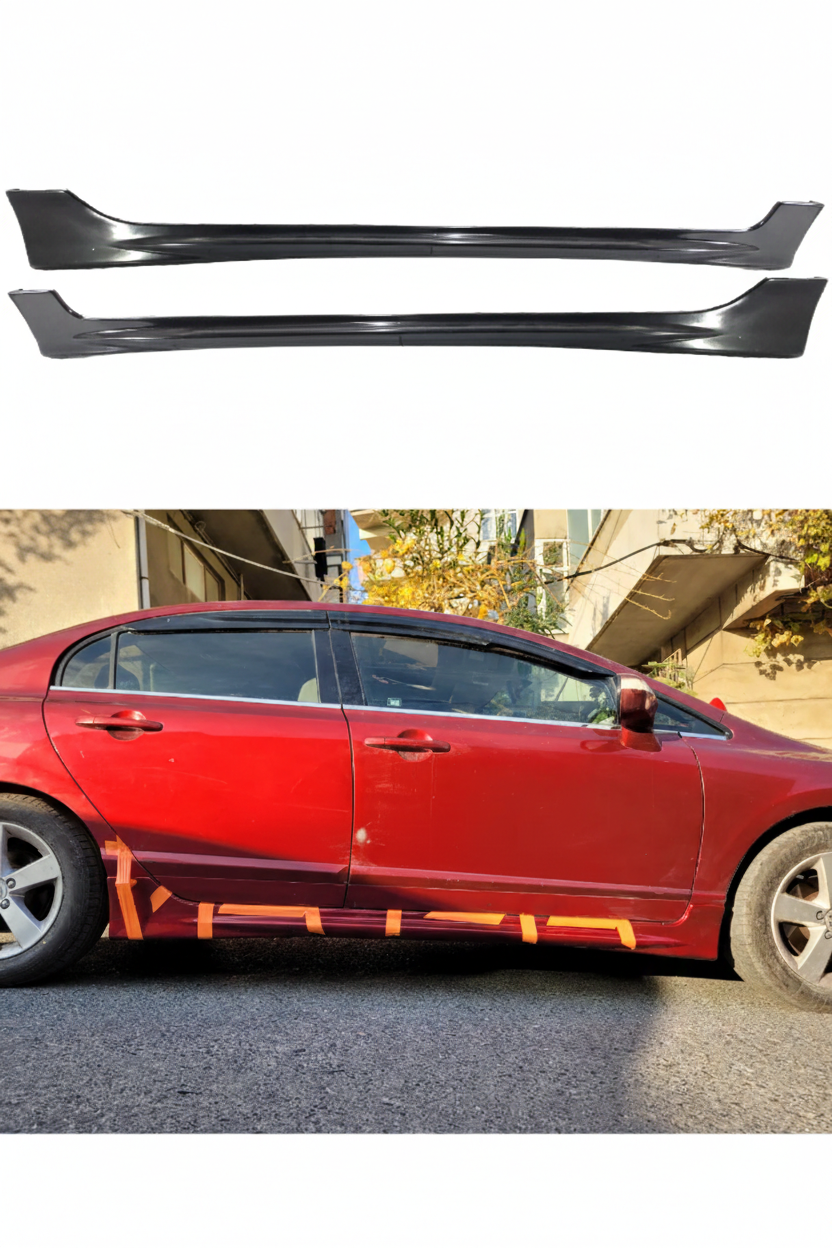 Honda Civic Fd6 Mugen RR Yan Marşpiyel (Plastik)