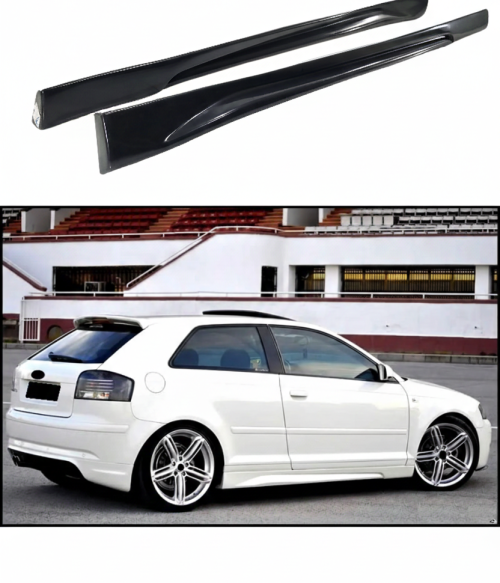 Audi A3 Yan Marşpiyel 2006 - 2012 (Plastik)