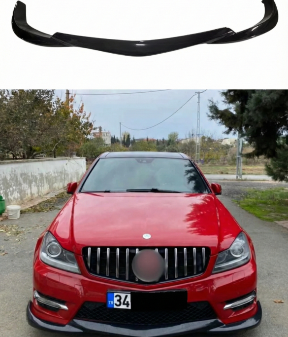 Mercedes W204 C180 Makyajlı Ön Ek (Plastik)