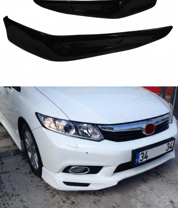 Honda Civic Fb7 Sağ Sol Flaplar (Plastik)