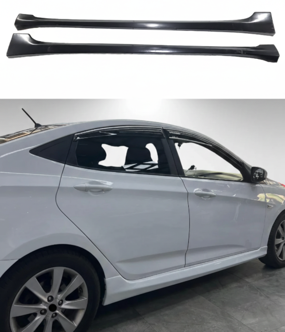 Hyundai Accent Blue Yan Marşpiyel (Plastik)