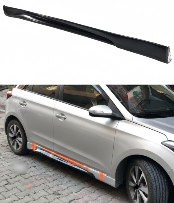 Hyundai i20 Custom Yan Marşpiyel (Plastik)