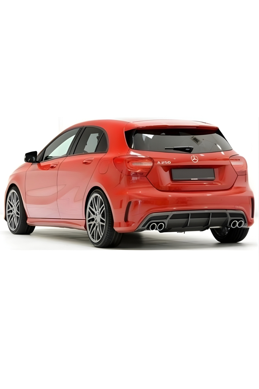 Mercedes W176 A45 Brabus Difüzör (Plastik) (1)