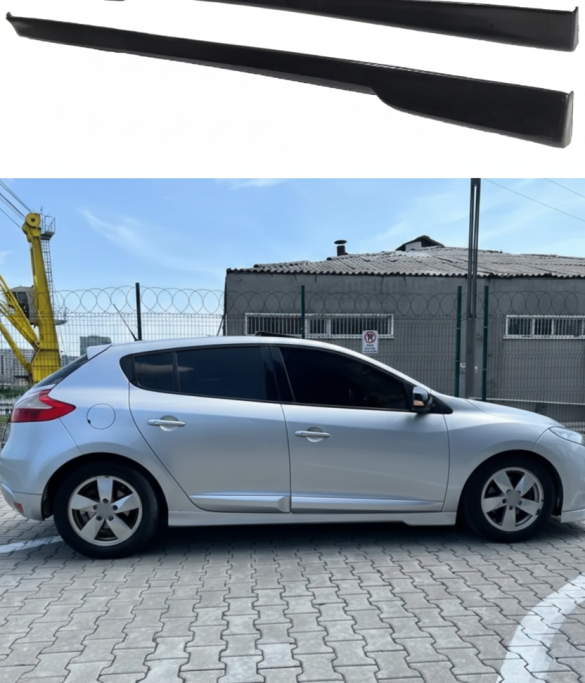 Renault Megane 3 Yan Marşpiyel (Plastik)