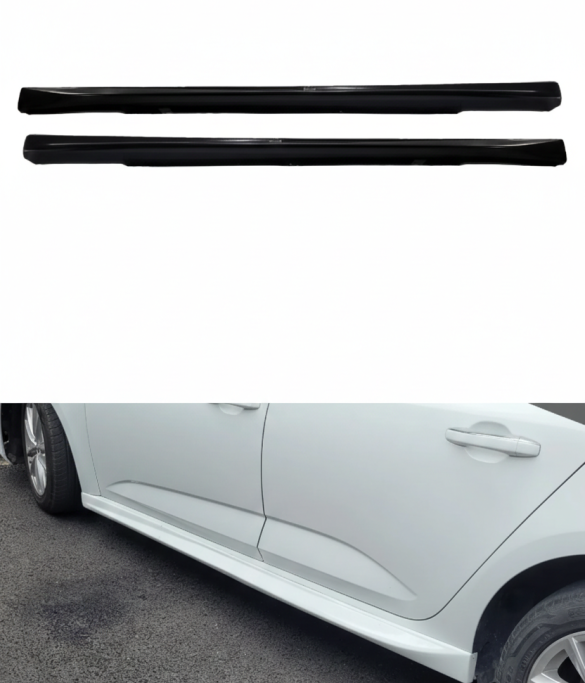 Renault Megane 4 Sedan Yan Marşpiyel (Plastik)