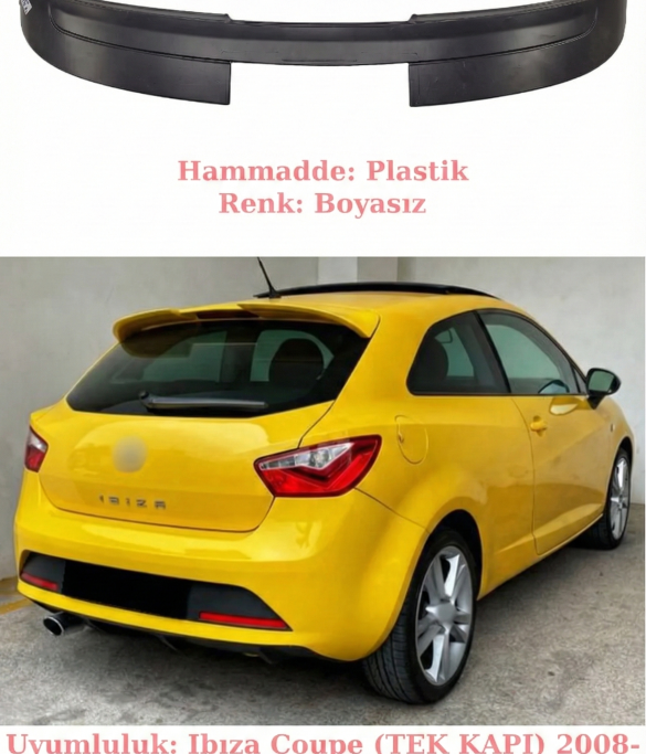 Seat Ibiza 6j 2009-2019 Cupra Style - Spoiler