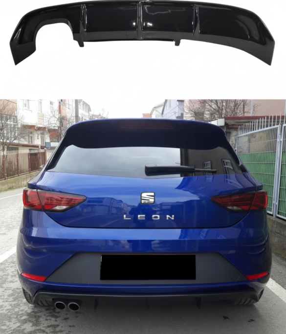 Seat Leon Mk3.5 Makyajlı Fr 2017-2020 Difüzör Soldan Çıkış (Plastik)