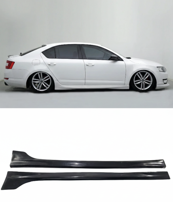 Skoda Octavia Yan Marşpiyel (Plastik)