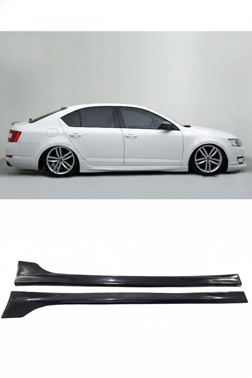 Skoda Octavia Yan Marşpiyel (Plastik)