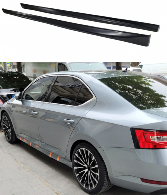 Skoda Superb Yan Marşpiyel (Plastik)