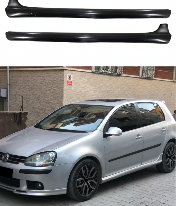 Volkswagen Golf 5 GTI Yan Marşpiyel (Plastik)