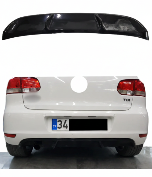 Volkswagen Golf 6 GTI Difüzör (Plastik)
