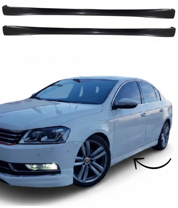 Volkswagen Passat B7 Yan Marşpiyel (Plastik)