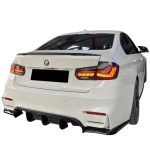 Bmw F30 - F80 M3 2012-2018 Vorsteiner Set 3 Parça Difüzör (Plastik)