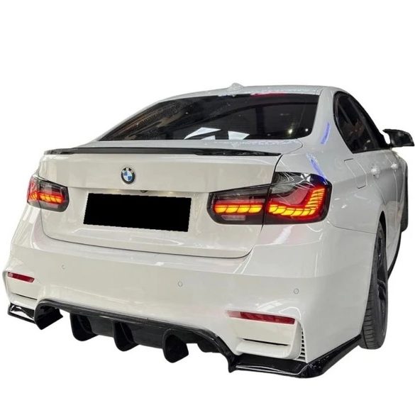 Bmw F30 - F80 M3 2012-2018 Vorsteiner Set 3 Parça Difüzör (Plastik)