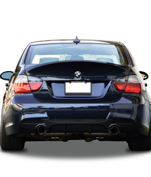 Bmw 3 Serisi E90 2006 - 2012 M Performance Arka Tampon Eki - Difüzör (Plastik)