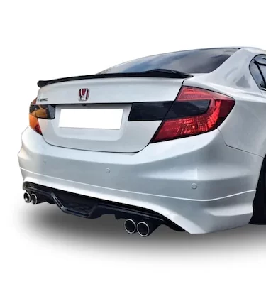Honda Civic Fb7 Custom Difüzör Arka Ek (Plastik)