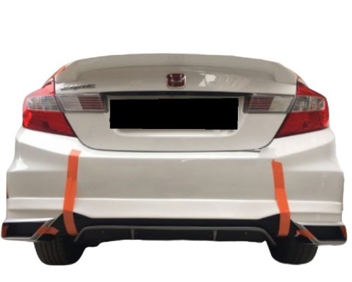 Honda Civic Fb7 Egzoz Görünümlü Difüzör (Plastik)