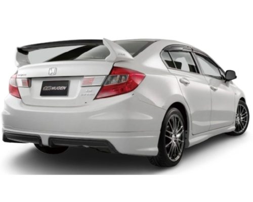 Honda Civic Fb7 Mugen RR Difüzör Arka Ek  (Plastik)
