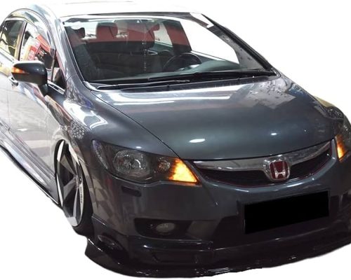 Honda Civic Fd6 RR 3 Parça Ön Lip (Plastik)