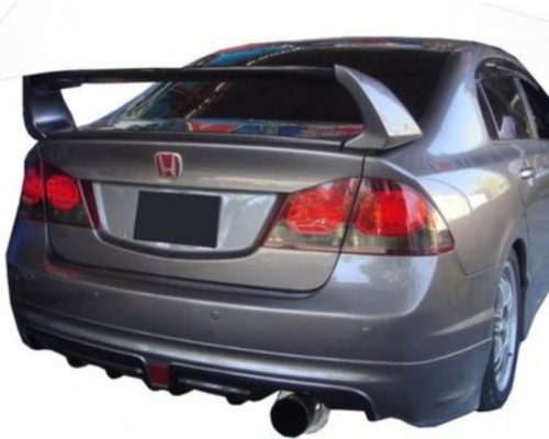 Honda Civic Fd6 Sağdan Çift Çıkış Mugen RR Arka Ek (Plastik)