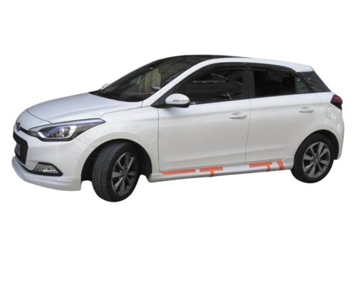 Hyundai i20 Yan Marşpiyel Düz Kulaklı (Plastik)
