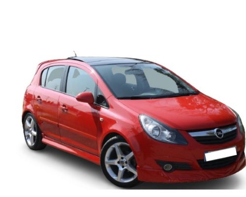 Opel Corsa D Yan Marşpiyel (Plastik)
