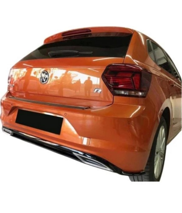 Volkswagen Polo 2017+ R Line Egzoz Görünümlü Difüzör (Plastik)