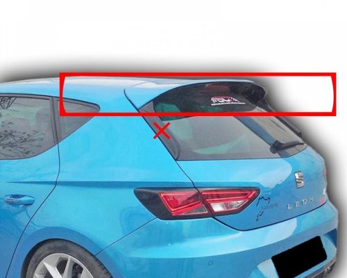 Seat Leon Mk3 Spoiler (Plastik)