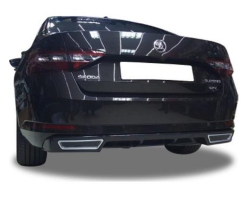 Skoda Superb Egzoz Görünümlü Difüzör (Plastik)