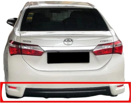 Toyota Corolla Arka Flap + Orta Difüzör (Plastik)