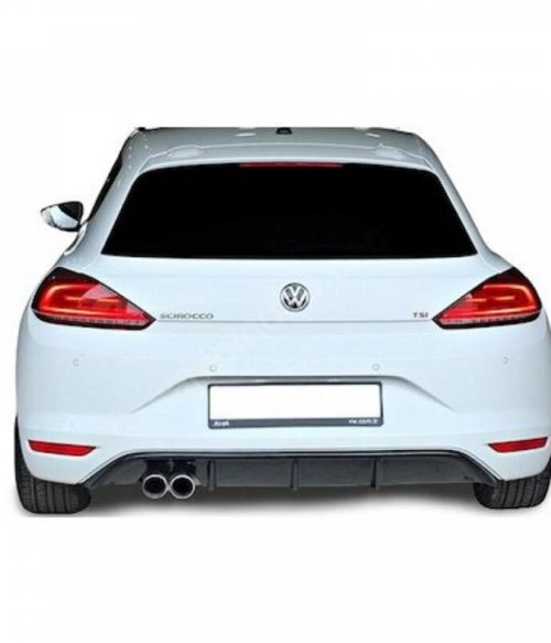 Volkswagen Scirocco Makyajsız Çift Çıkış Difüzör (Plastik)