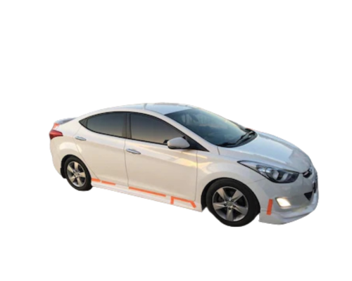 Hyundai Elantra 2011-2015 Marşpiyel (Plastik)