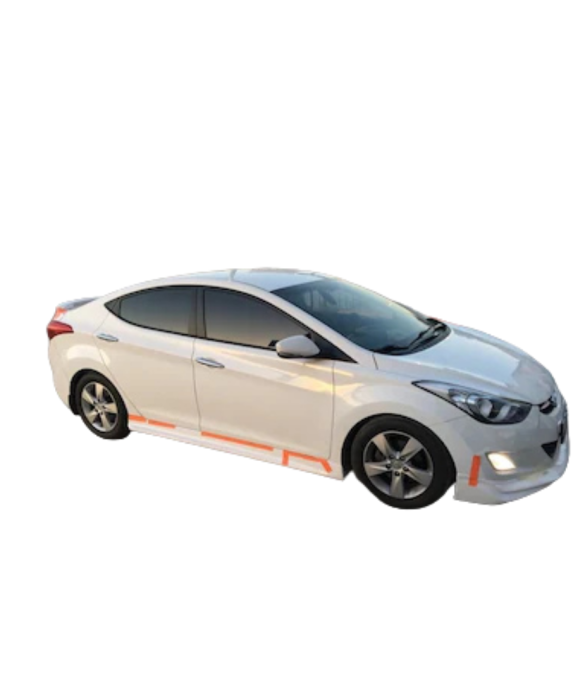 Hyundai Elantra 2011-2015 Marşpiyel (Plastik)