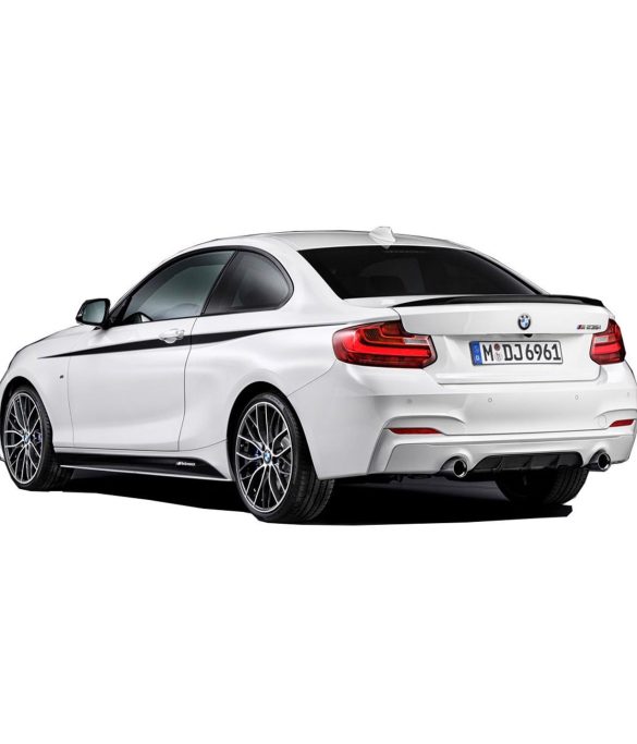 bmw 2013-2019  F22 2 Serisi M Performance Style- Arka Tampon Difüzör