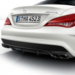Mercedes W117 Cla Serisi Amg-Cla45 Style-Arka Tampon Difüzör