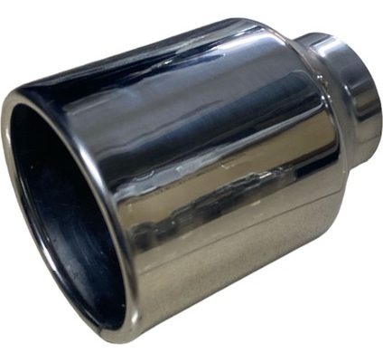 KROM YUVARLAK MODEL 120MM TEKLİ EGZOZ UCU