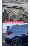 CUPRA LEON KELEBEK CAM STICKER MAT SİYAH