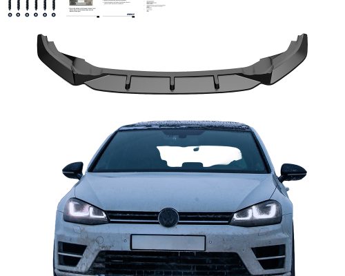 VW Golf Mk7 R 2013 - 2016 Ön lip Version 2