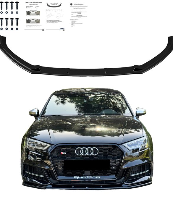 AUDI A3 S3 Sedan 8V Makyajlı 2016-2019 Ön lip FS01.028