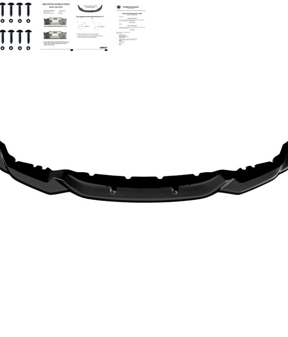 BMW M2 F87 2016-2020 Ön lip Version 2 FS01.097